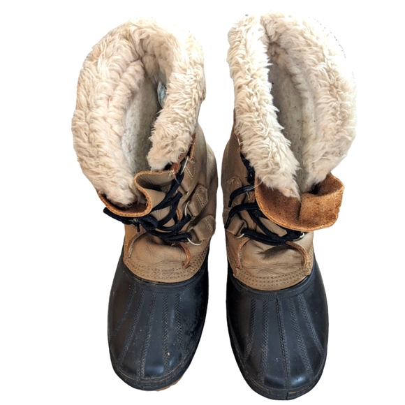 Vintage Sorel Kaufman Canada Mens Size 9 Steel Shank Made in USA Winter Boots - Picture 5 of 9